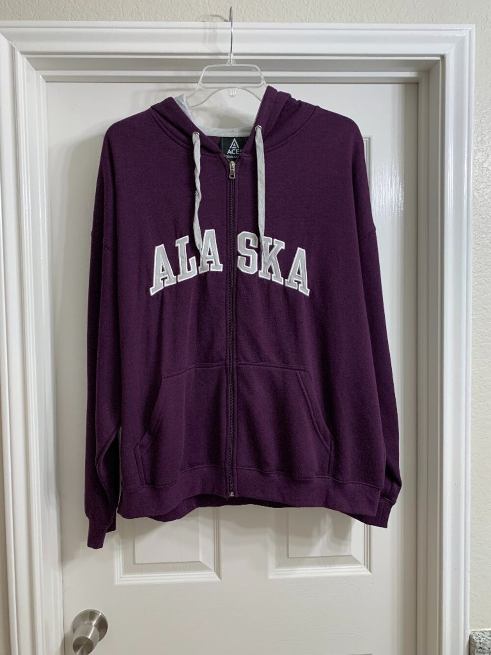 ACE USA Women's Purple and Gray Alaska Jacket, Size 2X (NWT)